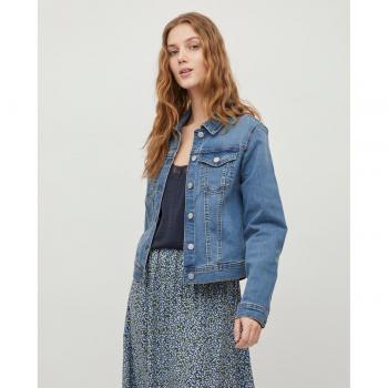 Chemise motard bleue milieu en coton