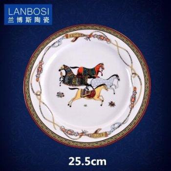 Plateau à dessert en porcelaine