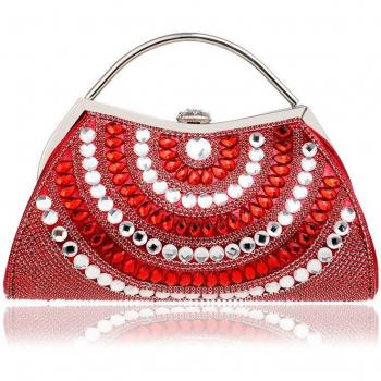 Bolso de fiesta ostentoso para mujer