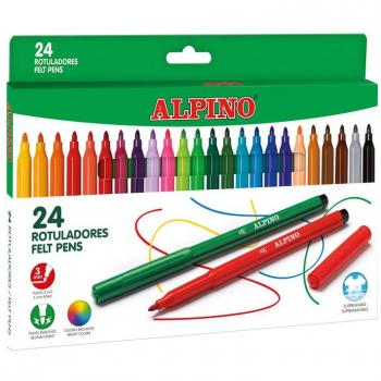 Alpino Pack de 24 Rotuladores Escolares