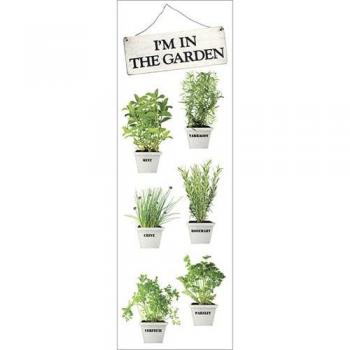 Sticker déco réfrigérateur Plage, paradis fleuri, 59,5 cm x 180 cm