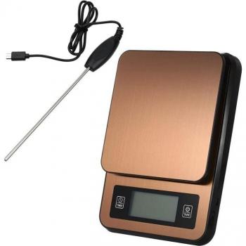 Coffee Scale with Timer and Temperature Probe