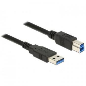 Delock 5m USB 3.0 Type-A to Type-B Cable, Black
