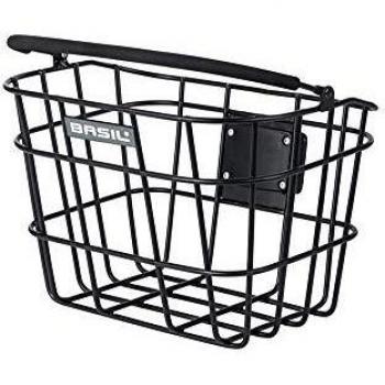 Basil Bremen 24L Black Basket (Aluminum) – One Size Unisex