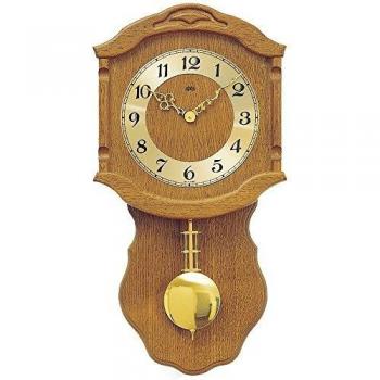 AMS W964/4 Quarz-Pendeluhr, Holz, mehrfarbig, 63 x 32 x 18 cm