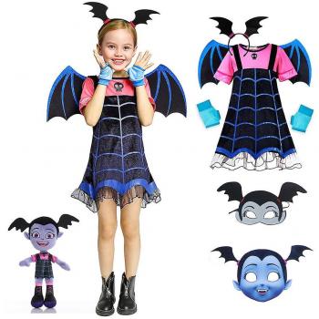Dama Sombría: Atuendo Navideño de Vampira Juvenil
