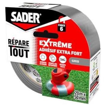 Adhésif gris Sader pour toutes surfaces 20m