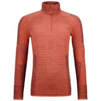 Competitievormige Ortovox 230 Zip-Neck in Koraal voor Vrouwen