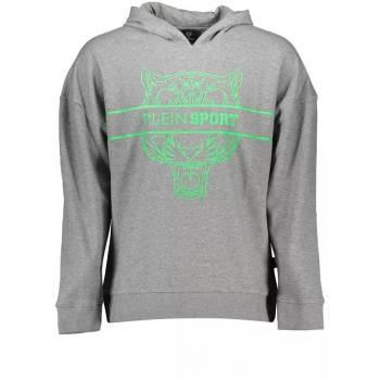 Plein Sport Men's Gray Cotton Sweater