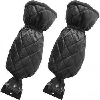 Winter Ice Scraper Mittens with Fleece
