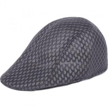 Breathable Sun Cabbie Flat Peaked Beret