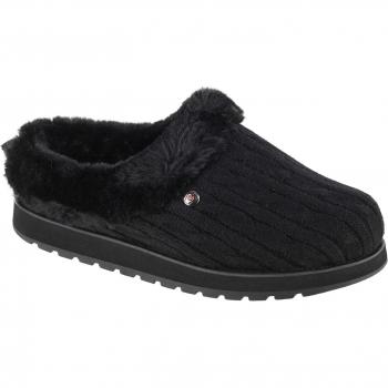 Skechers Hausschuhe BOBS Ice Angel 31204/BBK Schwarz Damen