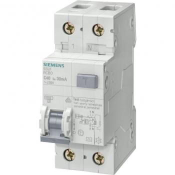 Différentiel Magnétothermique Siemens 32A 1P+N 4,5 kA 300 mA Courbe C