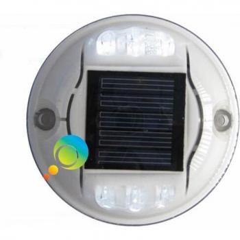 White LED Solar Road Stud