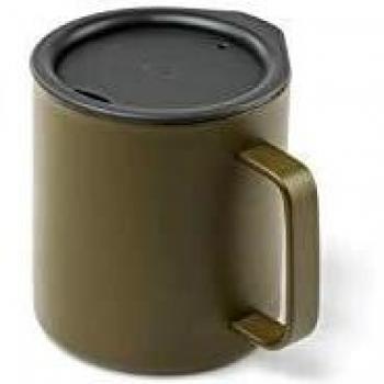 ArcticBrew 15oz Glacier‑Grade Stainless Mug – Olive Hued