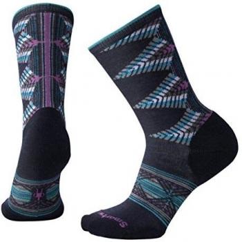 Calcetines Deportivos Smartwool Crew, Mujer, Azul (Deep Navy Heather), L/G (42-45 EU)