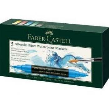 Boîte de Marqueurs Aquarelle Faber‑Castell – 5 pièces