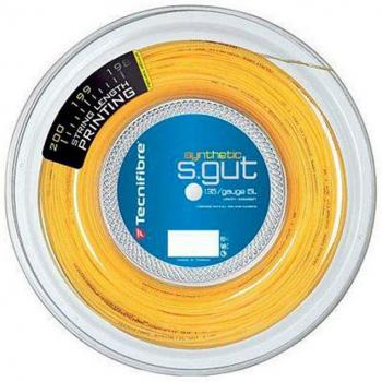 Cordaje Tenis Tecnifibre GUT Sintético 200m Amarillo