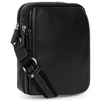 Sacoche Cuir Luxe Noir Gabe