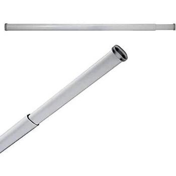 Barra de Visillo Ajustable 52.5/90 cm. con Muelle de Presión