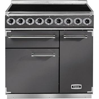 Cuisinière à induction FALCON 900 Deluxe, couleur ardoise/nickel