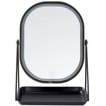 Beliani Reflejo Luminiscente 20x32 cm, Metal Dorado