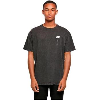Heavy Washed Love in the Air Tee – Schwarz, L