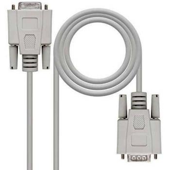 Cable Serie NULL Modem Nanocable 10.14.0503 DB9 Macho