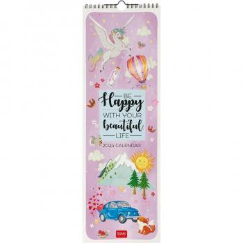 Calendario 2024 Live Happy para pared Legami