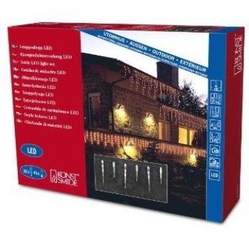 Eiszapfen Lichterkette 32 LED warmweiß 7,75 m