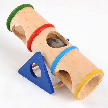 Maison en bois pour hamster avec jeu d'escalade