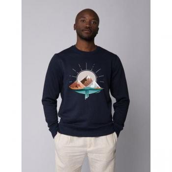 Watapparel Sweatshirt Unisex Sonnenaufgang & Wasserlandschaft