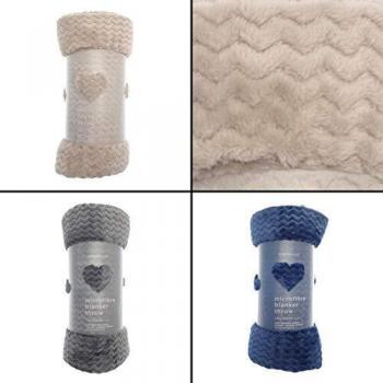 Grey Chevron Bed & Sofa Throw – Country Club 150x200