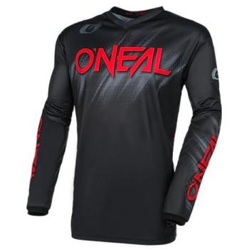 Maillot de motocross Oneal Element Voltage Noir Rouge taille M