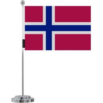 Corporate Flag Norway 14x21cm – Reversible Polyprint