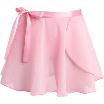 IIXPIN Kids Ballet Tutu Skirt with Chiffon Overlay