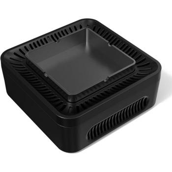 Compact Air Ionizer Ashtray Purifier for Home and Car
