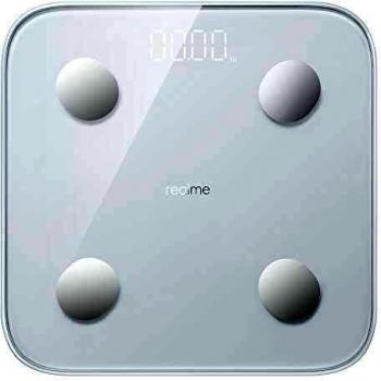 Realme Smart White Wireless Bluetooth Body Fat Analyzer Scale