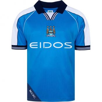 Roupa de Futebol Score Draw Manchester City 2000