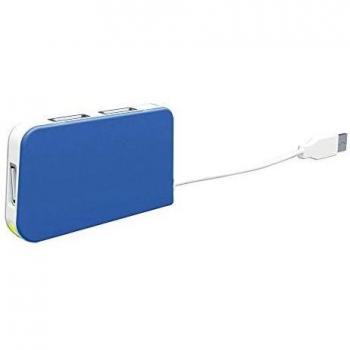 Hub 4 puertos usb approx color azul electrico appht4lb