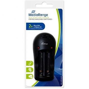 MediaRange Cargador de Baterías Ni-MH MRBAT190