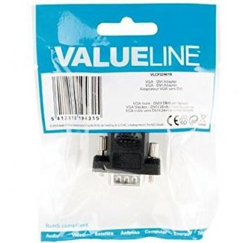 ADAPTADOR DVI A VGA 24+5 H/HDB15 M