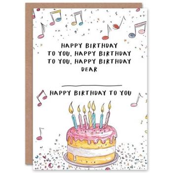 Birthday Cake Delight Candle Card