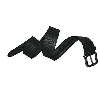 Leathersafe Shine Ledergürtel Schwarz 120 cm