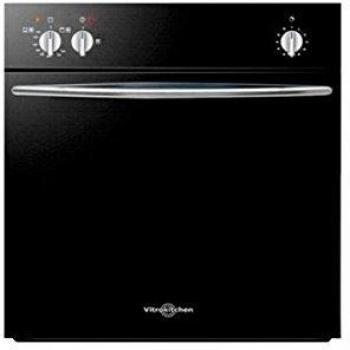 Indepara 60cm Vitrokitchen Gas Oven with Grill – Black, Butane