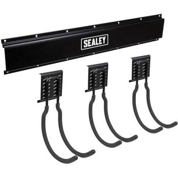 Sealey APH Wall-Mounted Storage Rail with Large Hooks