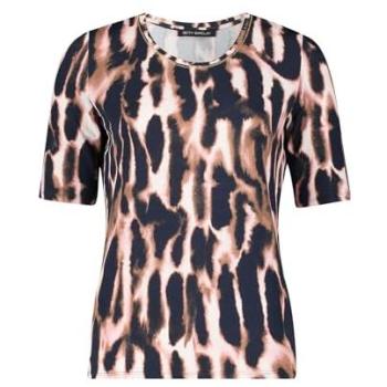 Betty Barclay Damen Shirt mit Rundhalsausschnitt – Jersey aus 95 % Viskose, 5 % Elasthan – Tailliert – Größe 46