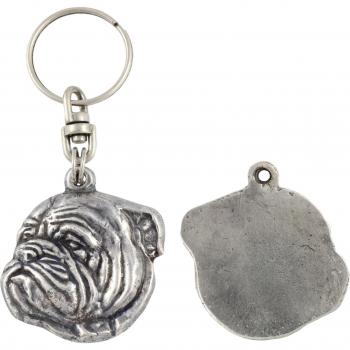 Decoración de Bolsos Bulldog Plateado III