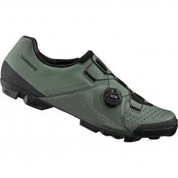 Shimano SH‑XC300 WIDE Olivgrün MTB‑Schuh für Herren