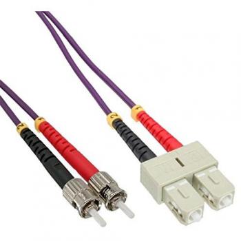 InLine 82515P LWL Duplex Kabel SC/ST 50/125µm OM4 15m